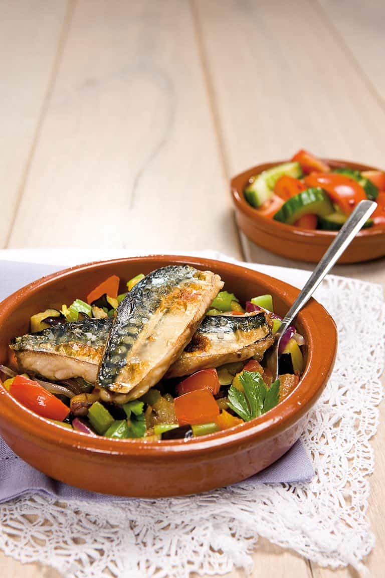 Makreel met caponata