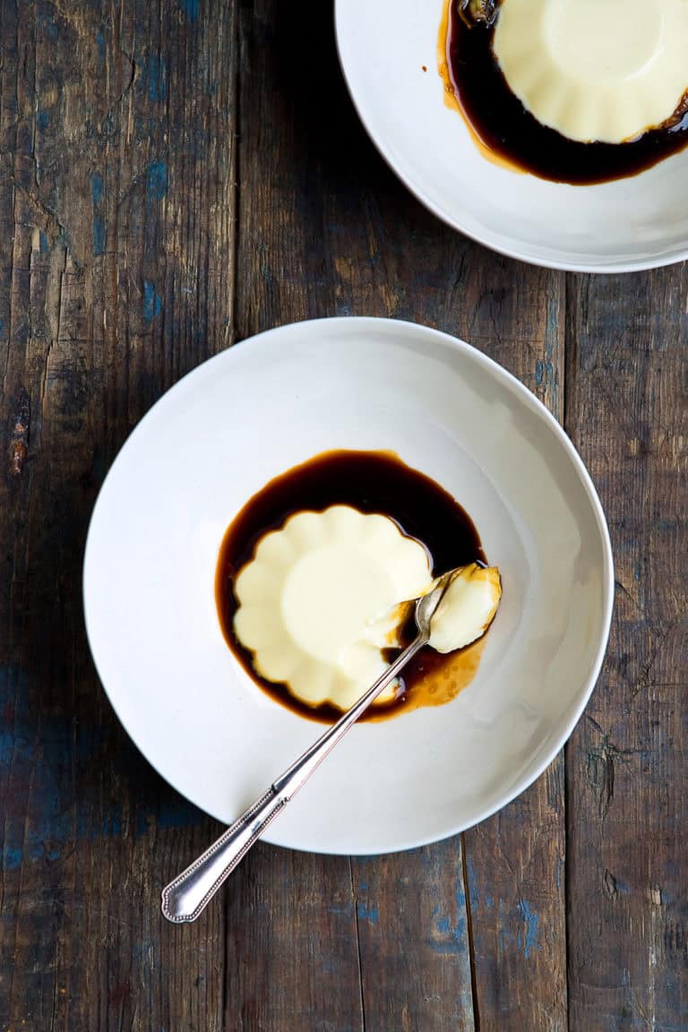 Panna cotta met balsamico