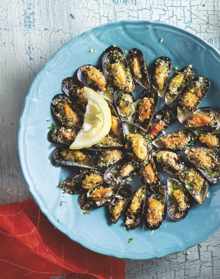 Cozze gratinate (gegratineerde mosselen)