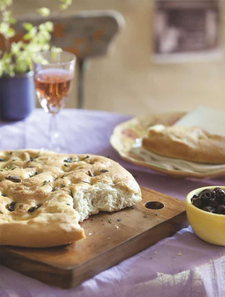 Focaccia met ansjovis