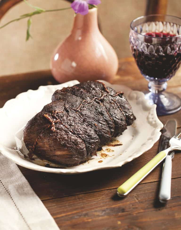 Sauerbraten met knolselderijgratin