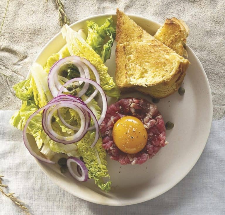 Steak tartaar met briochetoast