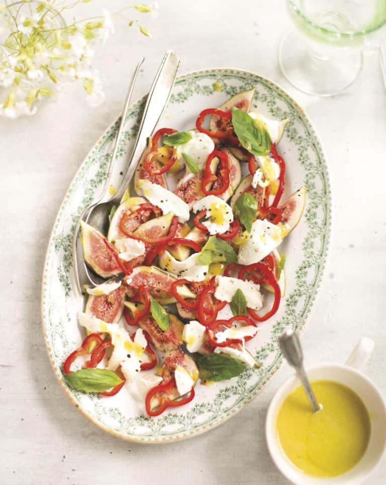 Vijgensalade met mozzarella