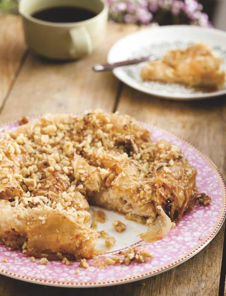 Filorol met appel en walnoten