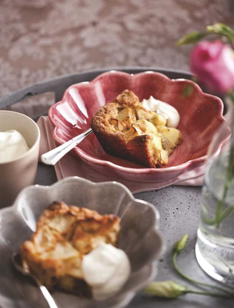 Appelplaatkoek met vanille en anijs