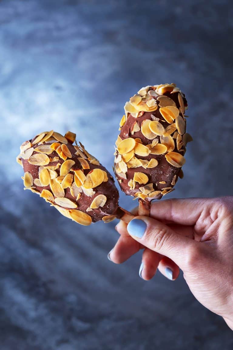 Chocolade-amandelijsjes