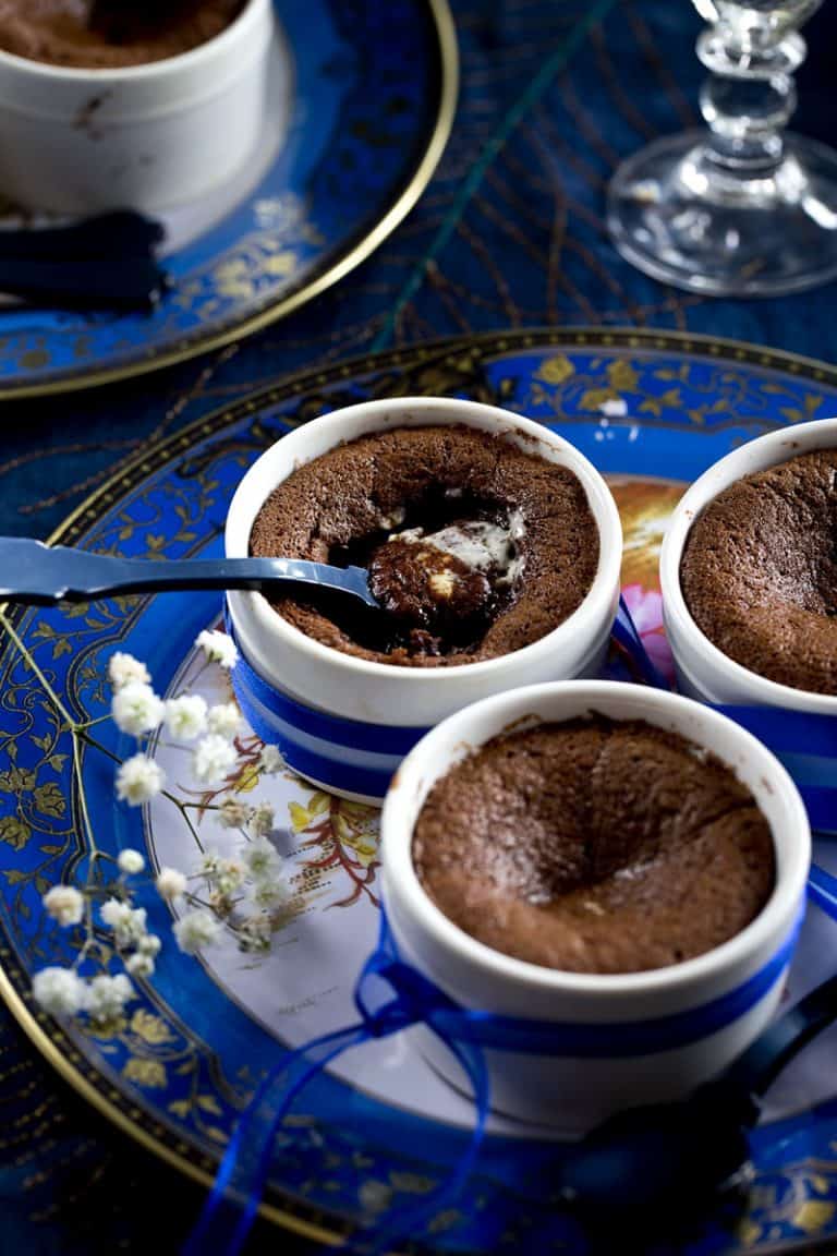 No-stress chocoladesoufflés