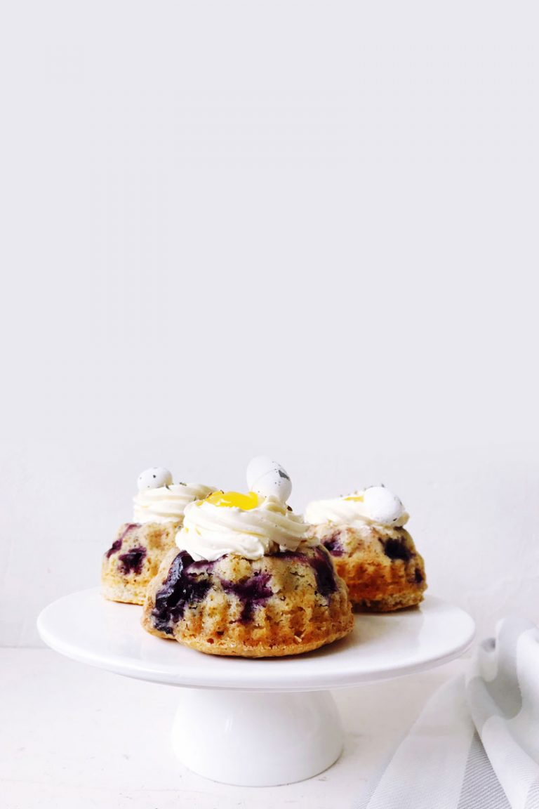 Mini-tulbandjes met blauwe bessen