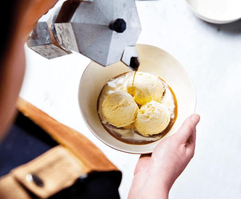 Affogato al caffè