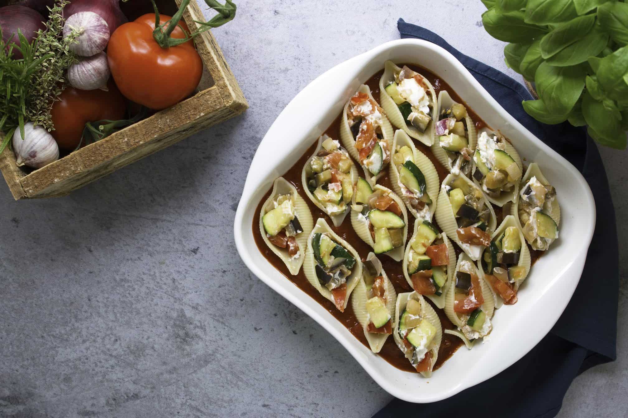 gevulde pastaschelpen