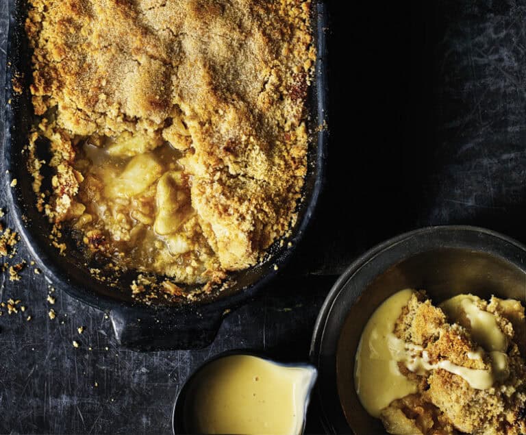 Oldskool appelcrumble