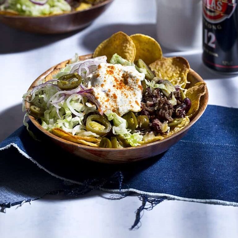 Nacho's uit de oven met kaas
