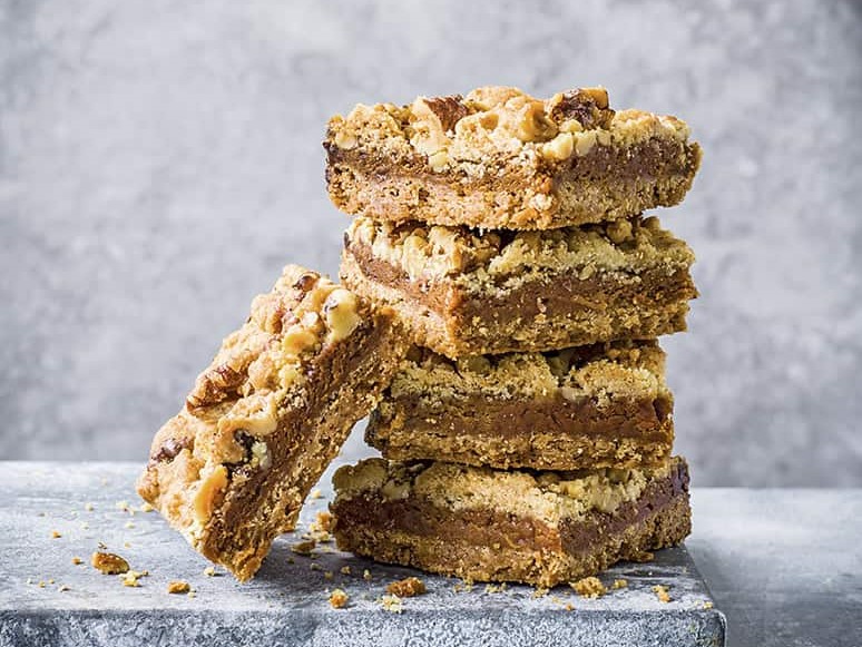 Walnoot-karamel-boterkoek