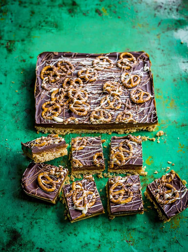 Millionaire’s shortbread met pretzels