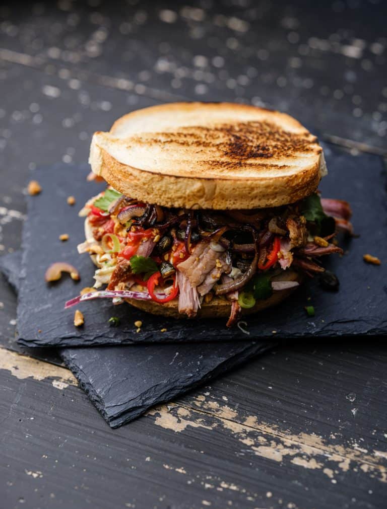 Pulled pork sandwich