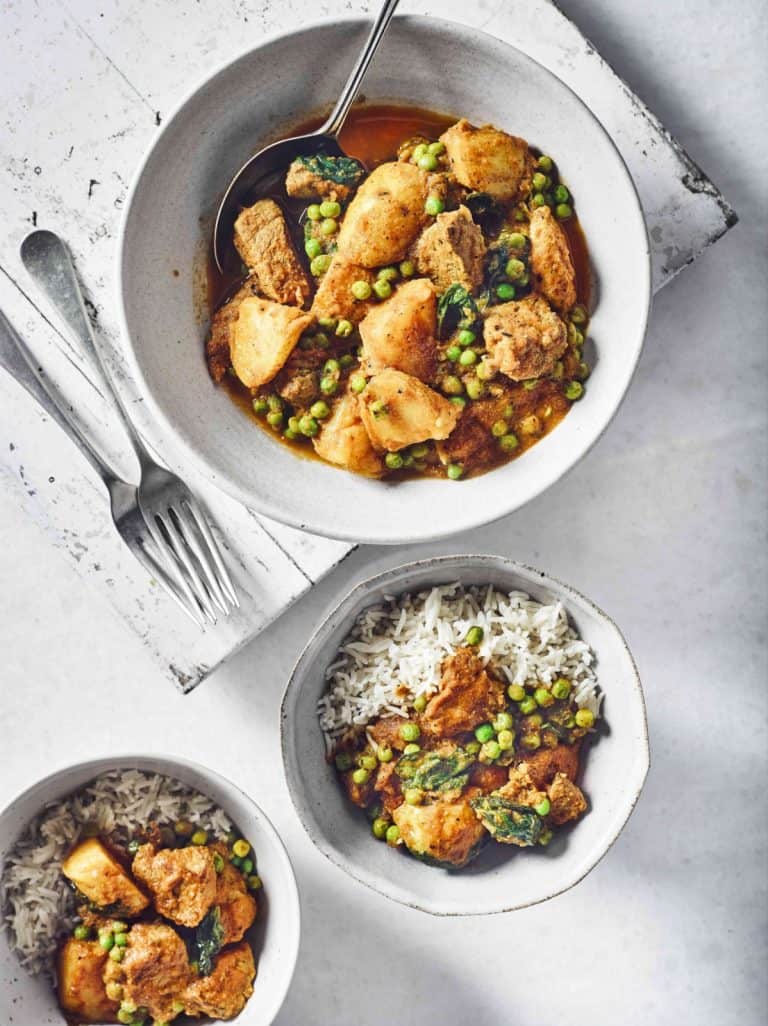 Lichte varkensvindaloo