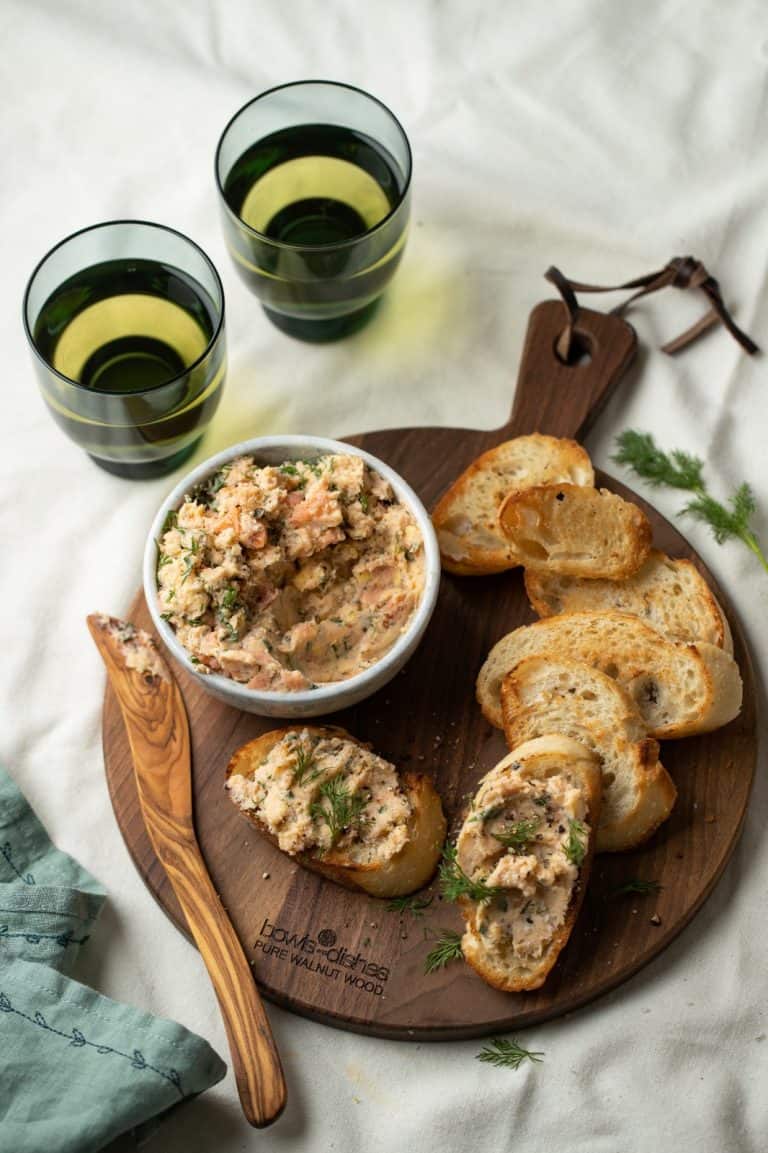 Rilette van warmgerookte zalm