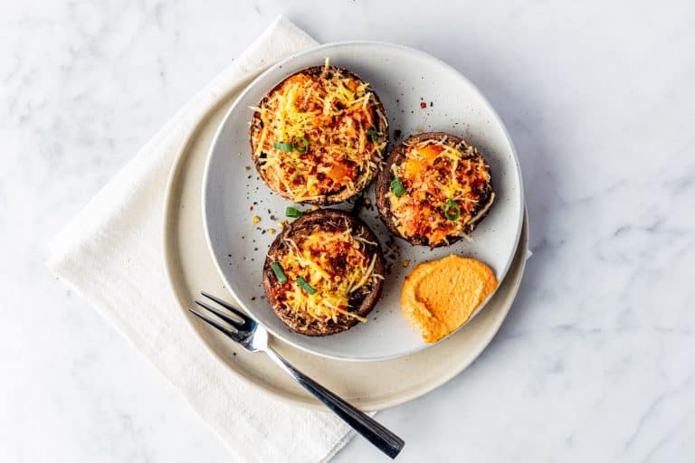 Portobello pizza