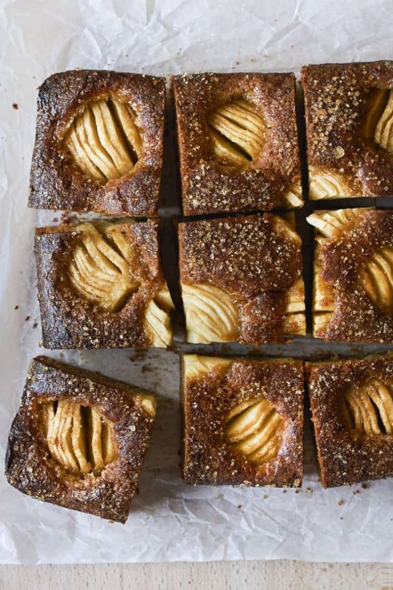Appeltaart met dubbele gember
