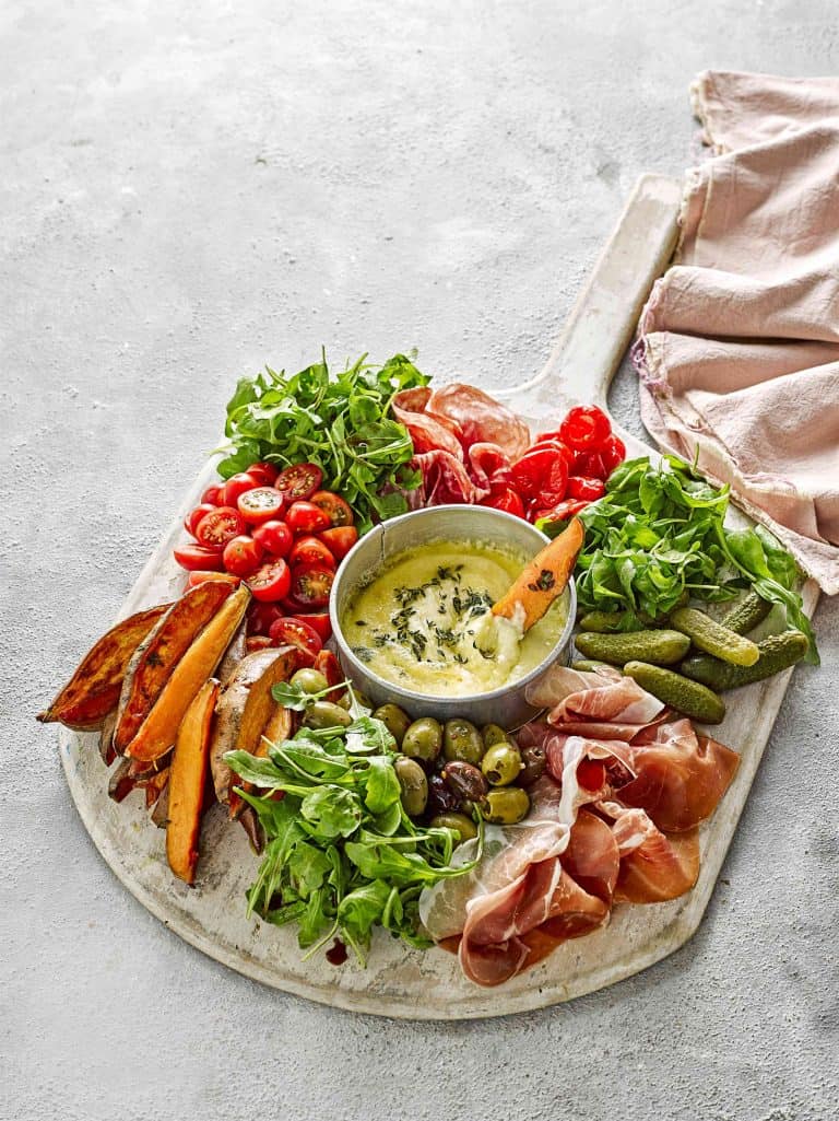 Borrelplank met brie