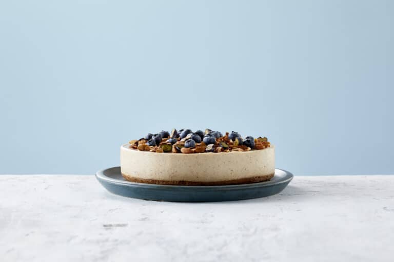 Lactosevrije amandelcheesecake met limoen