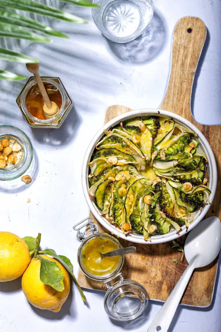 Tian met broccoli, courgette en venkel