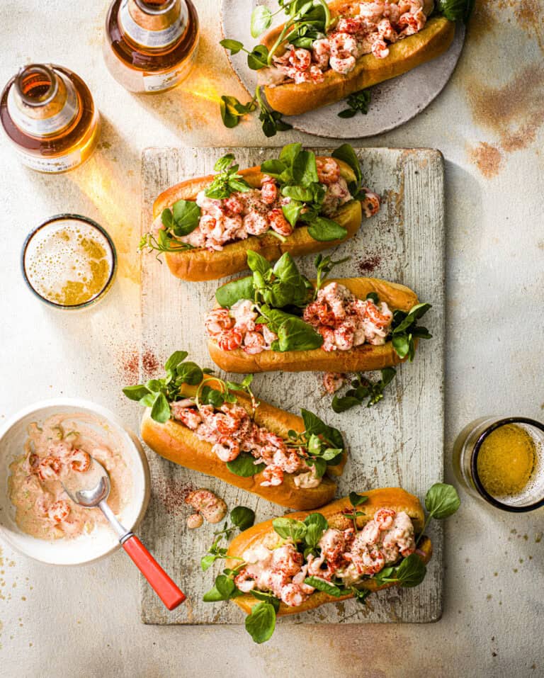 Broodje krabsalade