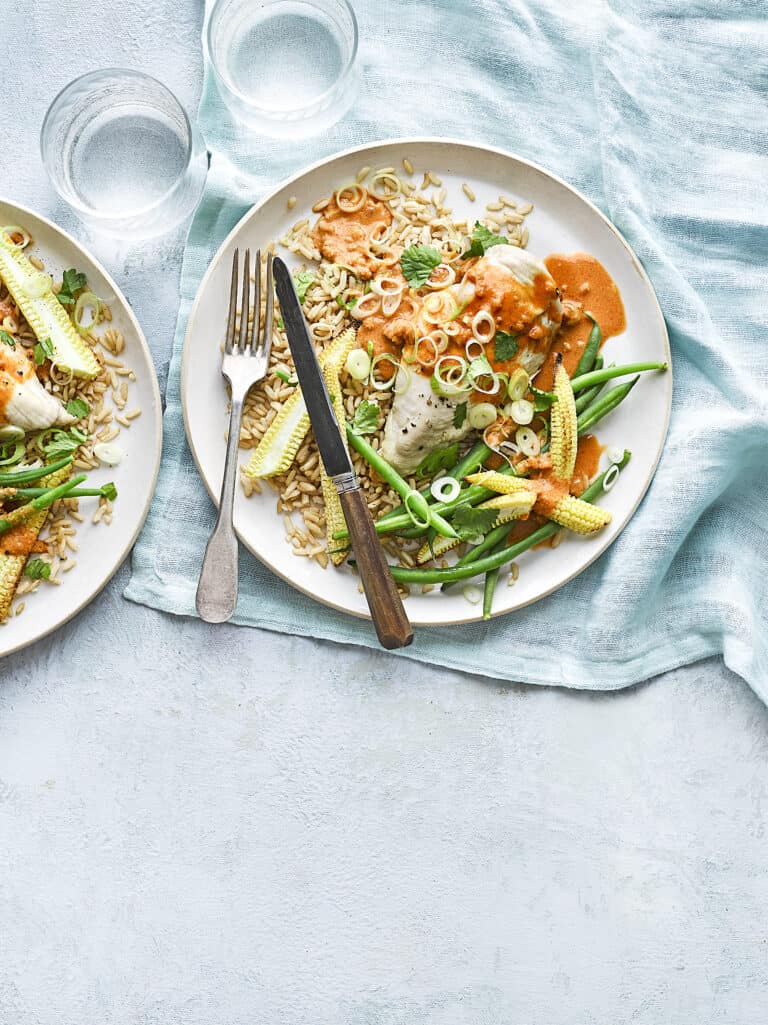 Kipfilet met pittige satésaus