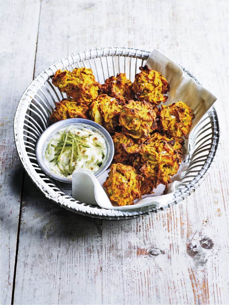 Bhajis – uienkoekjes uit de oven