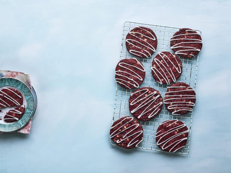Red velvet cookies