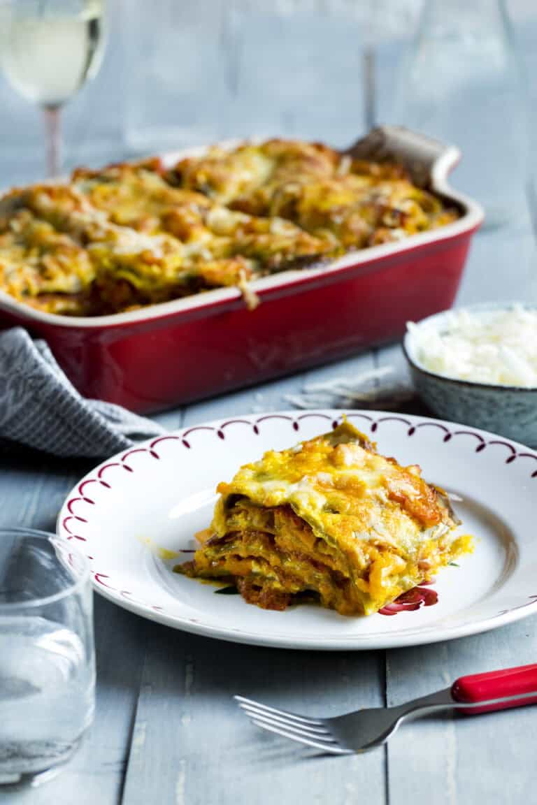 Pompoenlasagne
