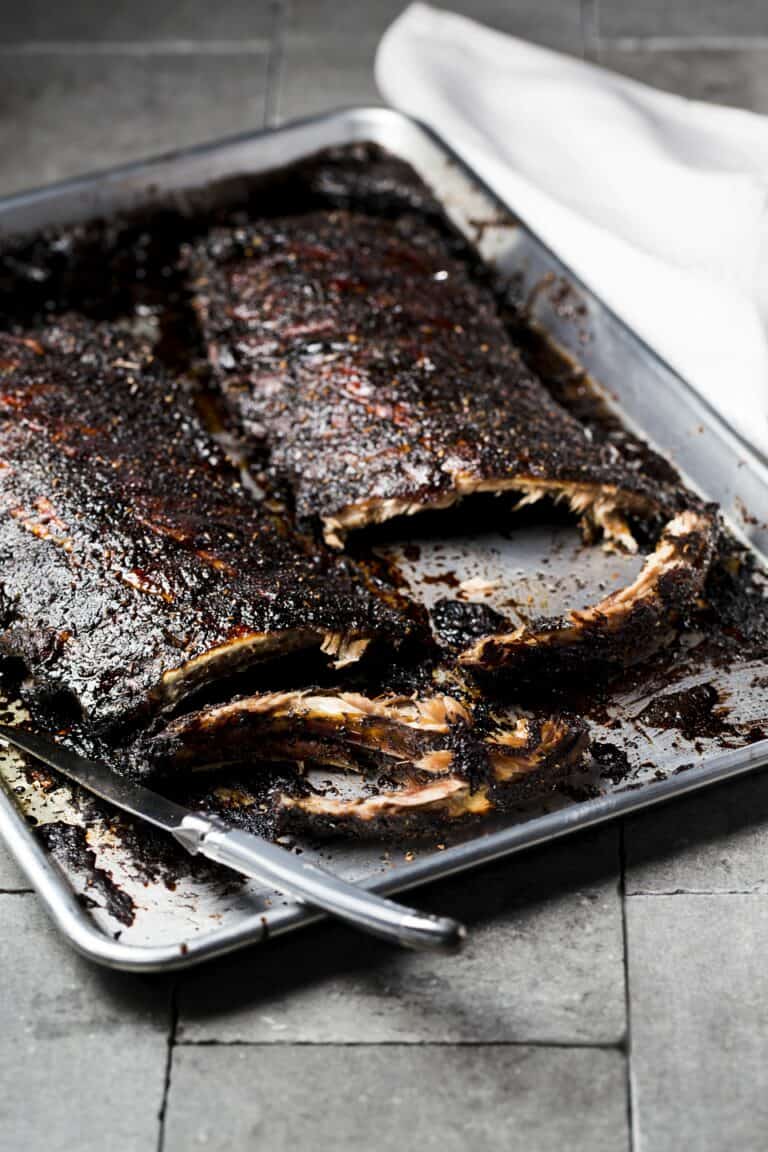 Spareribs met oolong-rub