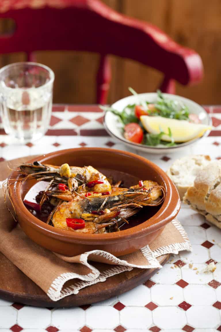 Gambas al ajillo (knoflook garnalen)