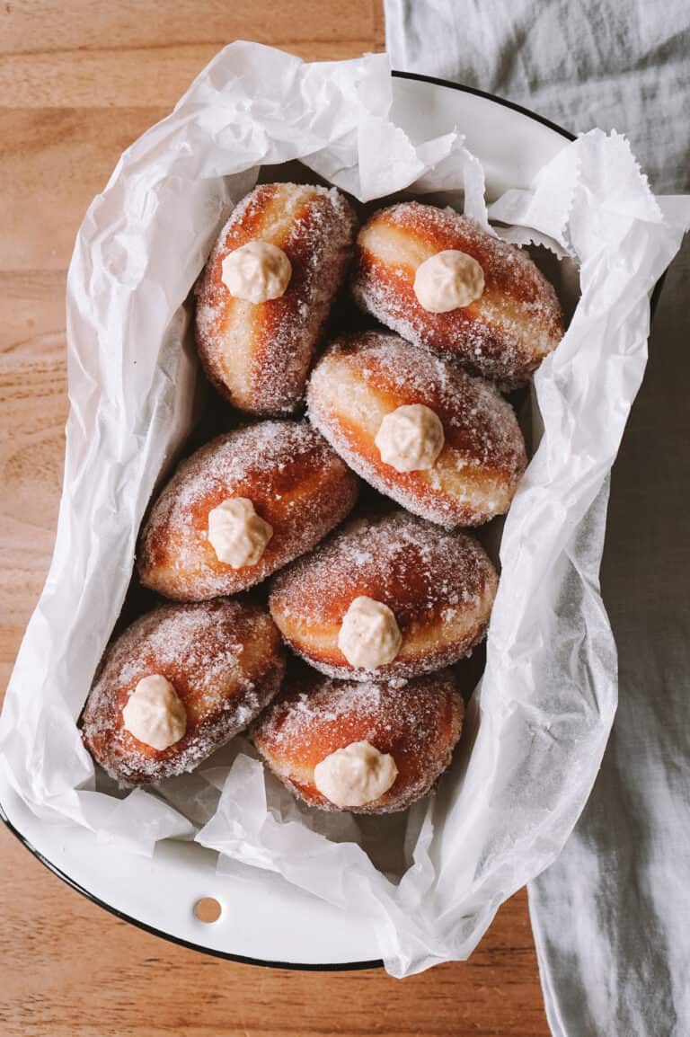 Bombolini met balsamicokaramelvulling