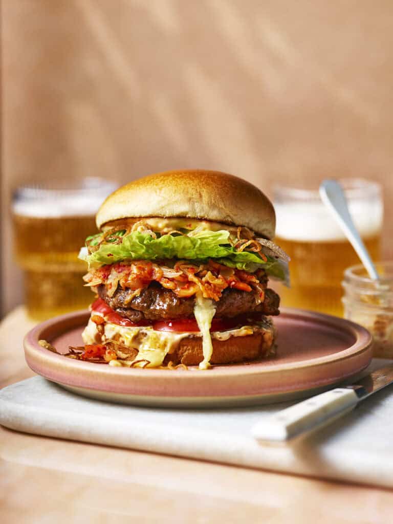 Gochujang-kimchiburger