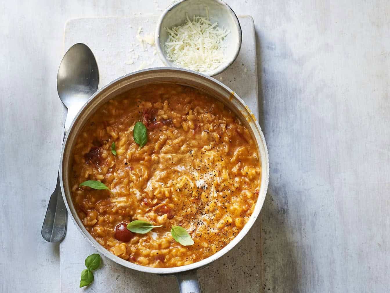 Tomatenrisotto met mascarpone