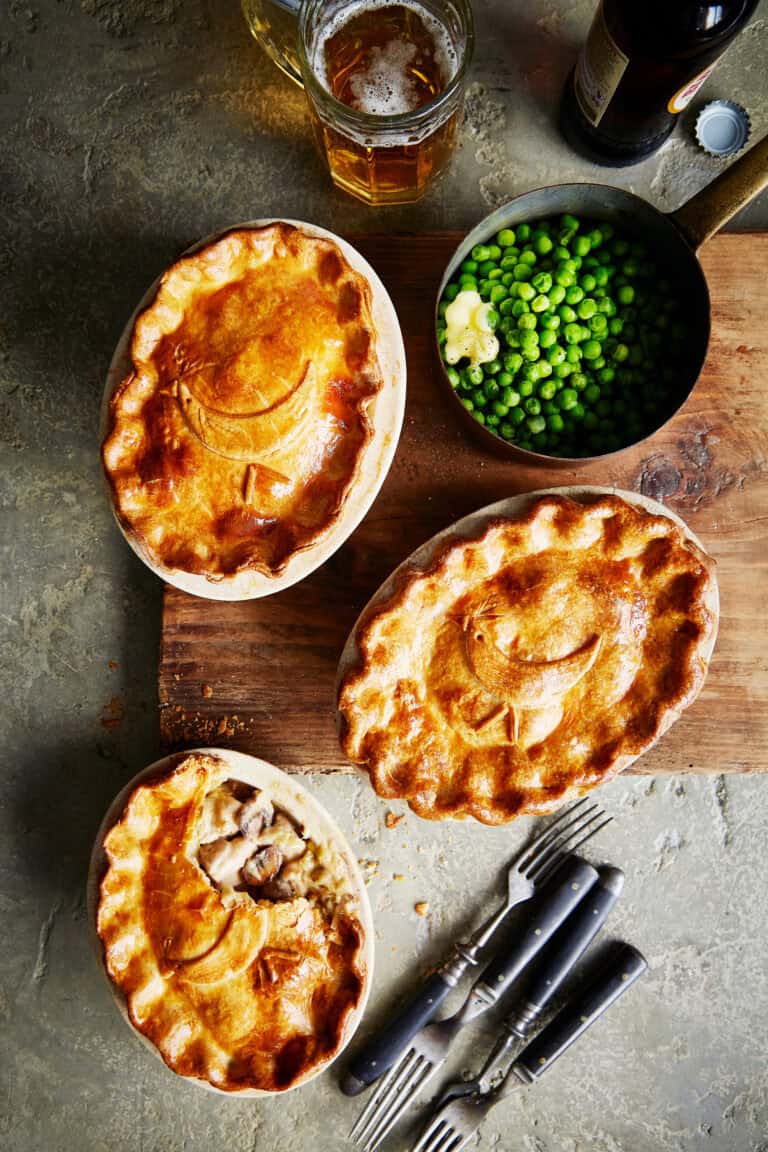 Kip-paddenstoelenpie