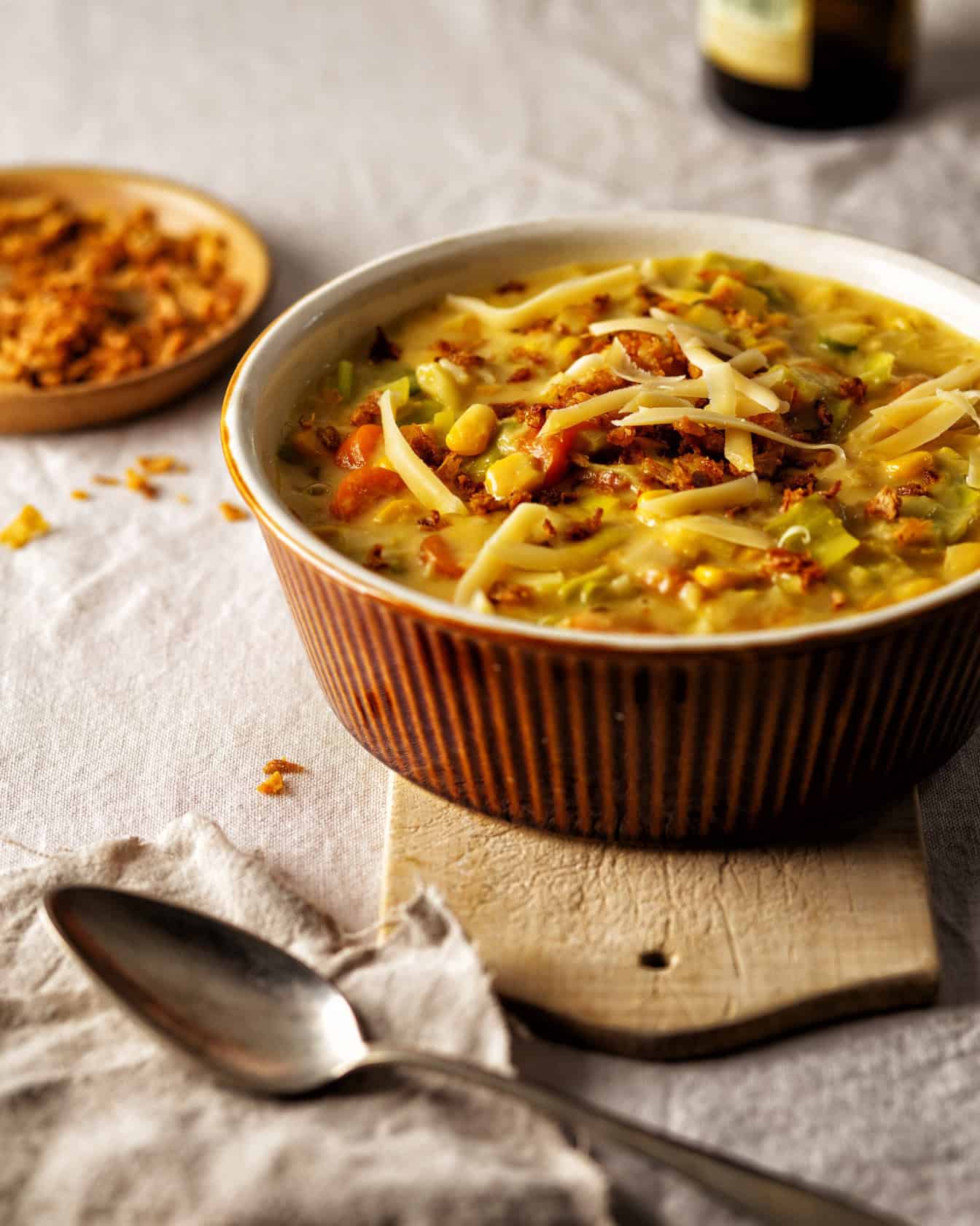 Romig maisstoofpotje met bier