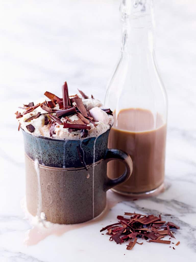 Hot chocolate met Baileys