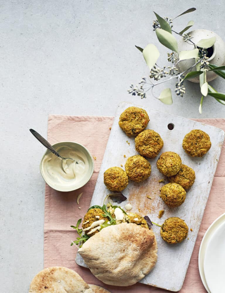 Pita’s met broccoli-falafel