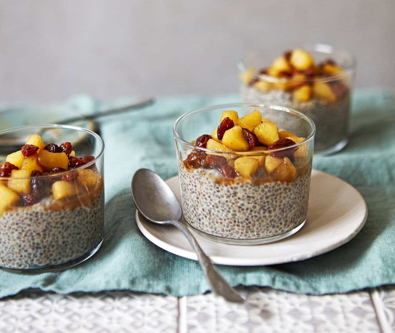 Appeltaart-chiapudding