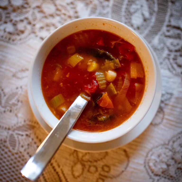 Italiaanse minestronesoep van oma Jetty
