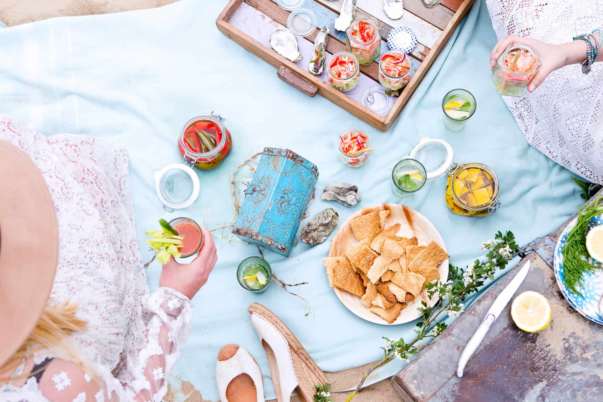Krabcocktail in a jar
