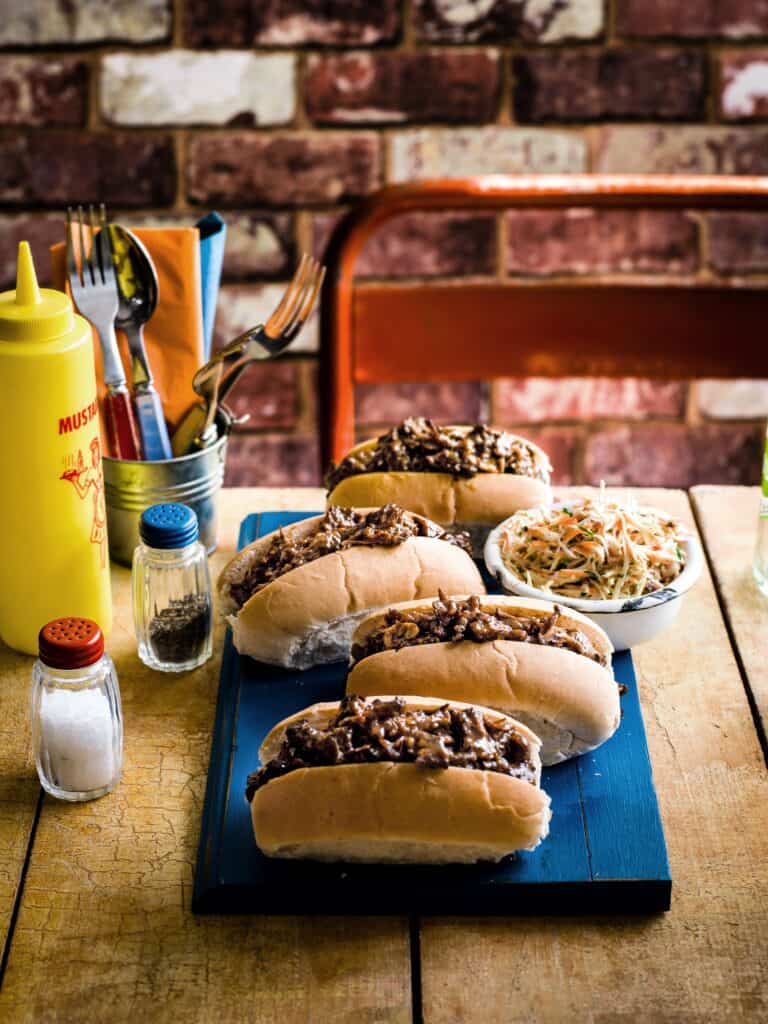 Sloppy Joe met gebraiseerde kalfswang