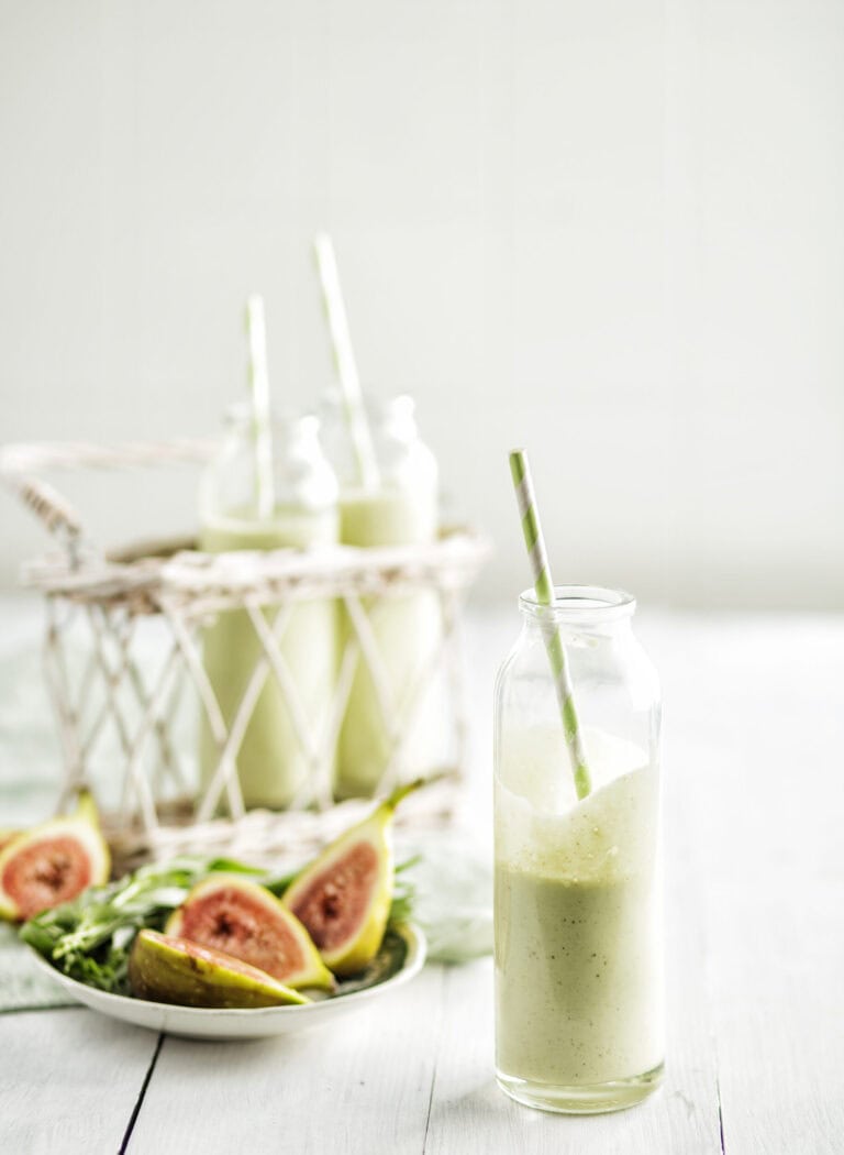 Yoghurt-dragonsmoothie met vijgen