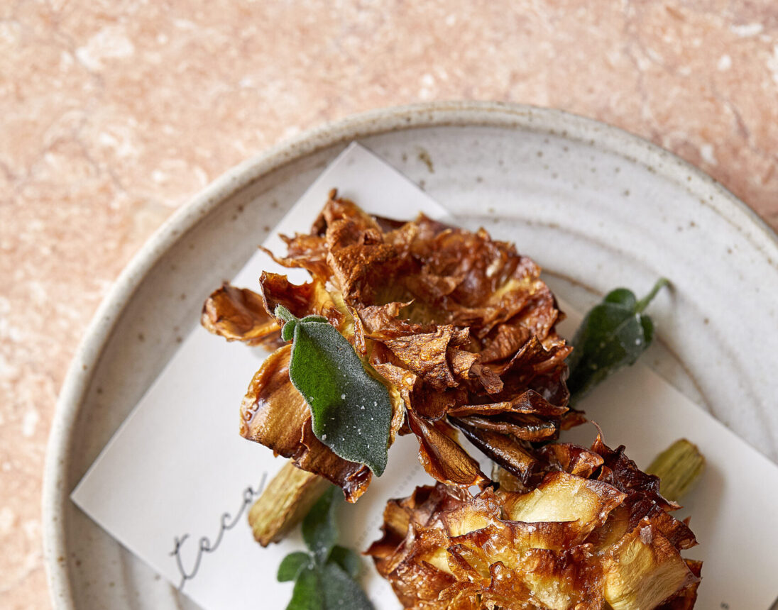 Carciofi alla giudìa gefrituurde artisjok