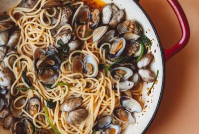 Spaghetti met schelpjes - Foodies