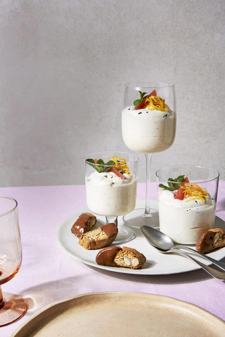 Grapefruit-muntsyllabub