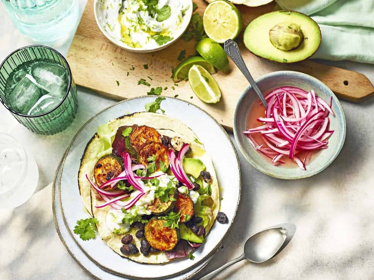 Smoky taco’s met courgette