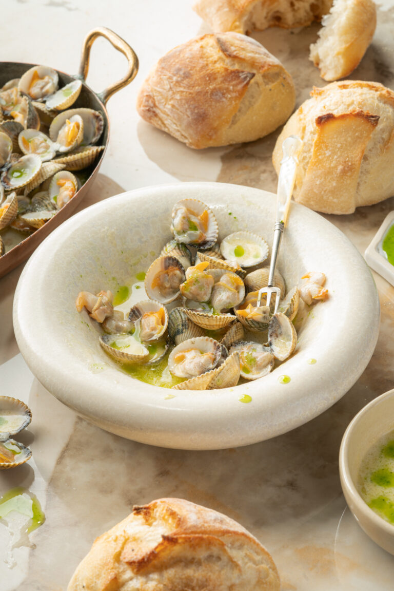 Kokkels in beurre blanc